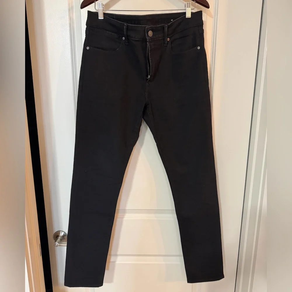 American Eagle men’s Athletic Skinny Black Jeans size 32x32 - Picture 7 of 9
